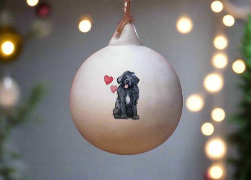 Newfoundland Ceramic Round Bauble